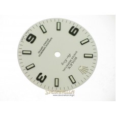 Quadrante bianco arabi B13-14000-19 Rolex Airking 34mm ref: 14000 - 14010 114200 114234  nuovo n. 982